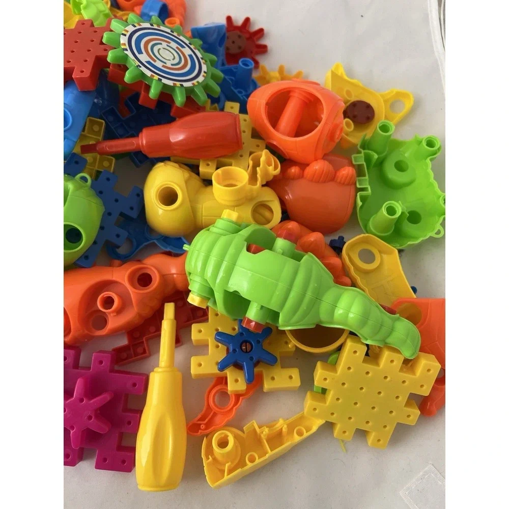 Wonder Gears STEM Building Toy Lot‎ Dinosaurs Gears Parts Replacement 3D
